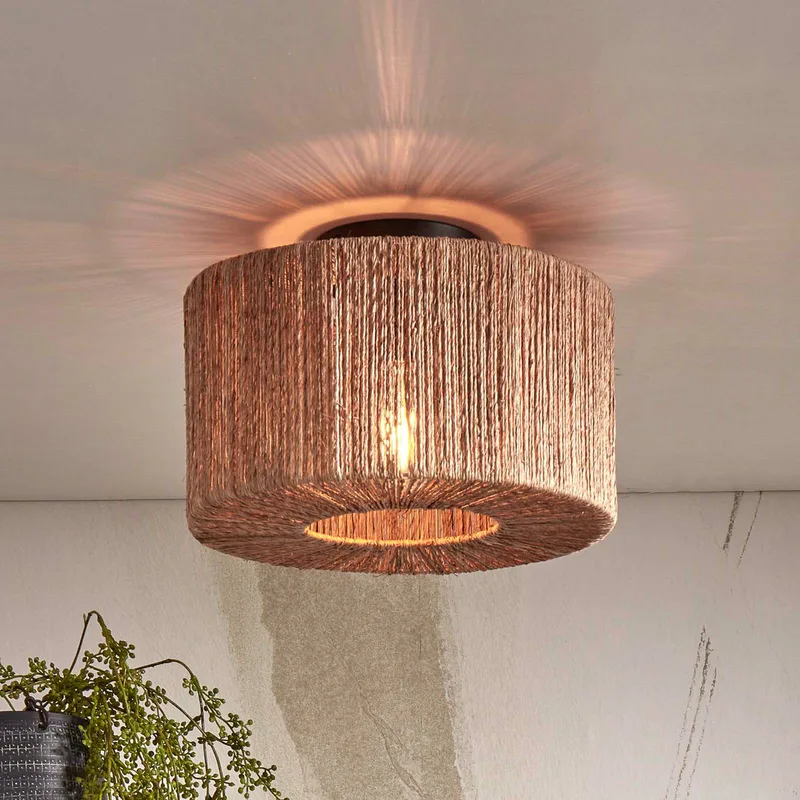 Plafondlamp Iguazu, Ø 30 cm, naturel by GOOD&MOJO in Natural – product photo 1 of 5