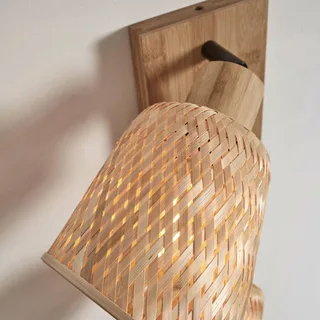 Plafondlamp Java, bamboe, naturel, 2-lamps, 24 cm von GOOD&MOJO in Natur – Produktfoto 5 von 5
