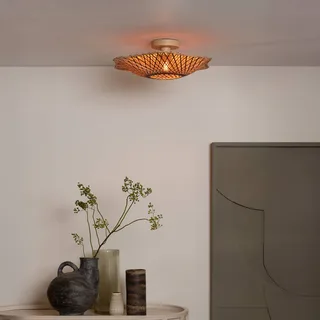 plafondlamp Madura, Ø 44 cm, bruin, bamboe, E27 von GOOD&MOJO in Natuurlijk bamboe, Braun – Produktfoto 2 von 5