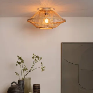 Plafondlamp Maui, naturel, Ø 50 cm, bamboe, E27 von GOOD&MOJO in Licht hout – Produktfoto 3 von 5