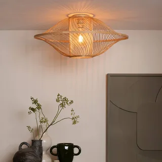 Plafondlamp Maui, naturel, Ø 70 cm, bamboe, E27 by GOOD&MOJO in Licht hout – product photo 3 of 5