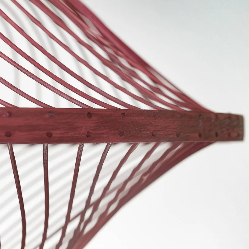 Plafondlamp Maui, rood, Ø 50 cm, bamboe, E27 by GOOD&MOJO in Bordeauxrood – product photo 5 of 5