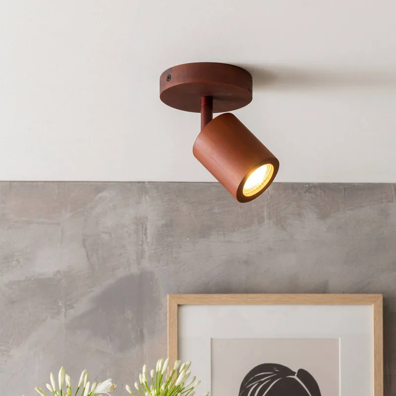 plafondspot Java, 1-lamp, bamboe by GOOD&MOJO in Brown – product photo 2 of 4