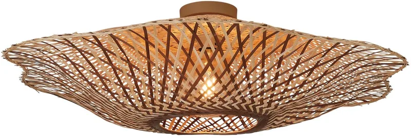 Plafonniere Madura - Naturel - Ø22cm - Bohemian by GOOD&MOJO in Brown – product photo