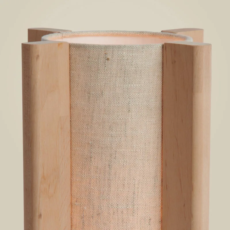 tafellamp Corsica, naturel, 30 cm, elzenhout by GOOD&MOJO in Natural – product photo 5 of 5