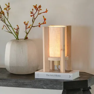 tafellamp Corsica, naturel, 30 cm, elzenhout by GOOD&MOJO in Natural – product photo 2 of 5