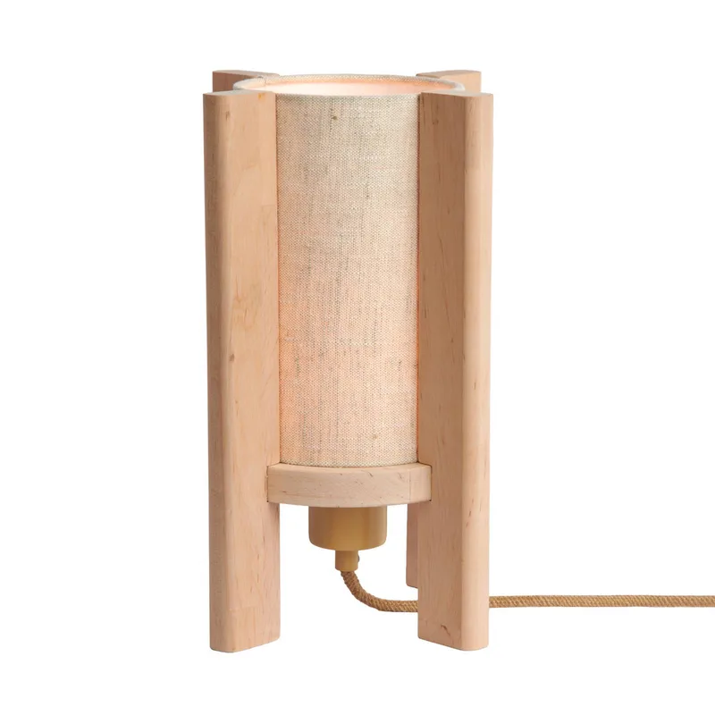 tafellamp Corsica, naturel, 30 cm, elzenhout by GOOD&MOJO in Natural – product photo 3 of 5
