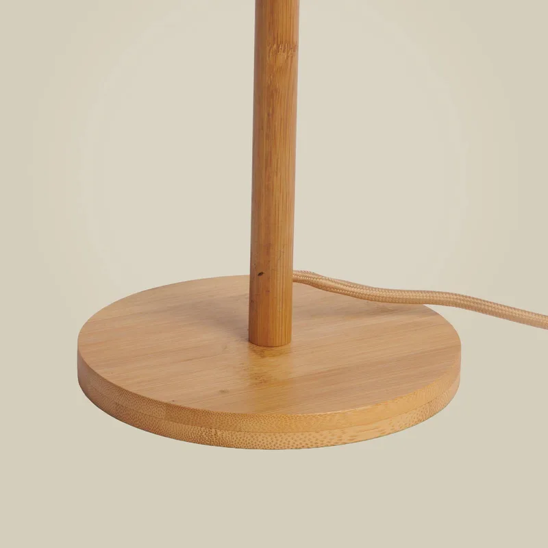 tafellamp Java, naturel, bamboe, 47 cm, GU10 fra GOOD&MOJO i Licht hout – produktbillede 2 af 3