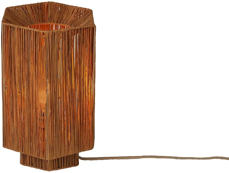 Tafellamp Panama - Donkerbruin - 36x24x36cm - Bohemian by GOOD&MOJO in Brown – product photo