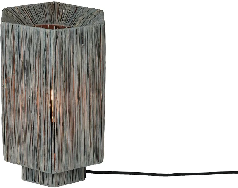 Tafellamp Panama - Lichtgrijs - 36x24x36cm - Bohemian von GOOD&MOJO in Grau – Produktfoto