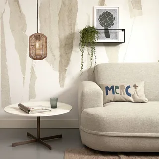 Tanami hanglamp, 18 x 25 cm, naturel van GOOD&MOJO in Naturel, Zwart – productfoto 2 van 5