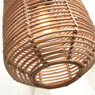 Tanami hanglamp, 18 x 25 cm, naturel van GOOD&MOJO in Naturel, Zwart – productfoto 4 van 5