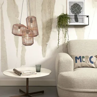 Tanami hanglamp met 3-lamps, naturel van GOOD&MOJO in Naturel, Zwart – productfoto 3 van 5