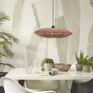 Tanami hanglamp, naturel, Ø 55 cm van GOOD&MOJO in Naturel, Zwart – productfoto 1 van 5