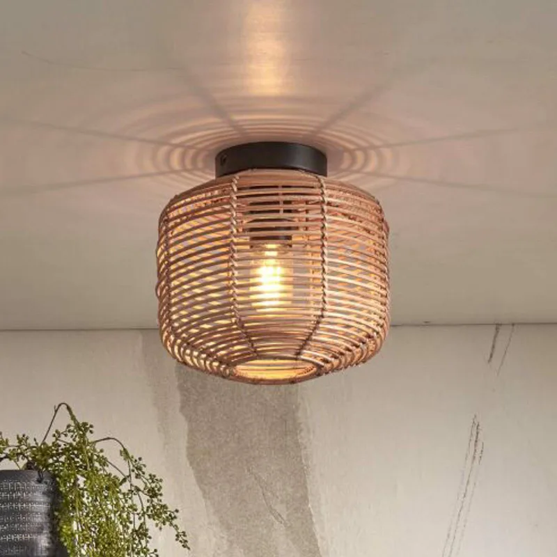 Tanami plafondlamp, 25 x 20 cm, naturel van GOOD&MOJO in Naturel – productfoto 1 van 5