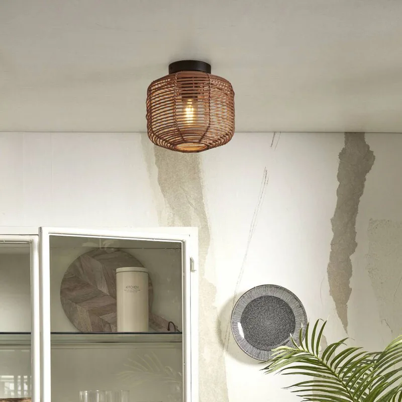 Tanami plafondlamp, 25 x 20 cm, naturel van GOOD&MOJO in Naturel – productfoto 3 van 5