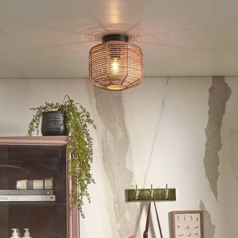 Tanami plafondlamp, 25 x 20 cm, naturel van GOOD&MOJO in Naturel – productfoto 2 van 5