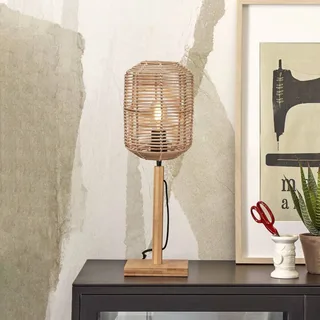 Tanami tafellamp, hoogte 45 cm, naturel by GOOD&MOJO in Natural – product photo 1 of 5