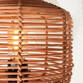 Tanami vloerlamp, kap 25 x 20 cm, naturel de GOOD&MOJO en Naturel – photo du produit 3 sur 5
