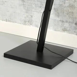 vloerlamp Iguazu, naturel/zwart, Ø 50 cm, cilinder by GOOD&MOJO in Natural, Black – product photo 4 of 5