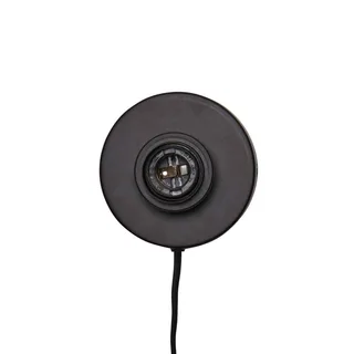 wandlamp Andros, zwart/naturel, stekker, Ø 45 cm van GOOD&MOJO in Natuurkleurig, Zwart – productfoto 5 van 5