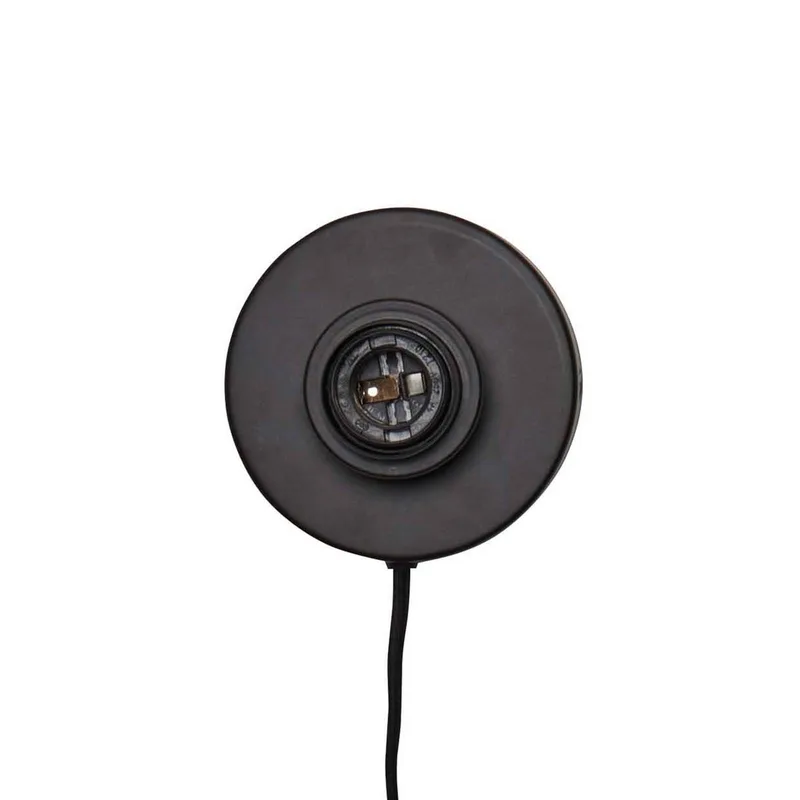 wandlamp Andros, zwart/naturel, stekker, Ø 45 cm van GOOD&MOJO in Natuurkleurig, Zwart – productfoto 5 van 5