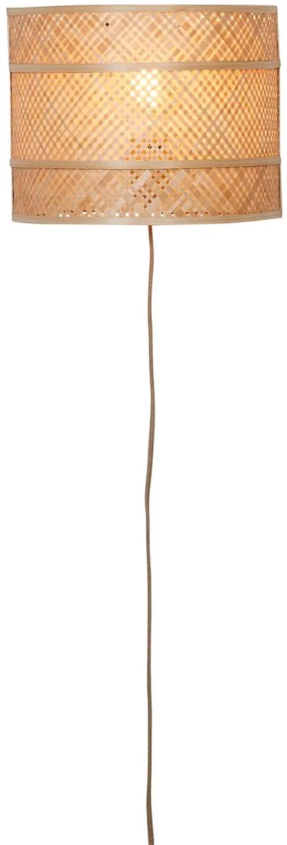 Wandlamp Langkawi - Naturel - Ø32cm - Binnen Bohemian från GOOD&MOJO i Brun – produktbild