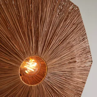 wandlamp Panama, bruin, Ø 65 cm, stekker by GOOD&MOJO in Brown, Black – product photo 5 of 5