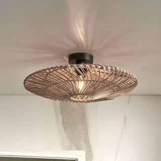 Zanzibar plafondlamp, Ø 55 cm, naturel by GOOD&MOJO in Natural, Black – product photo 1 of 5