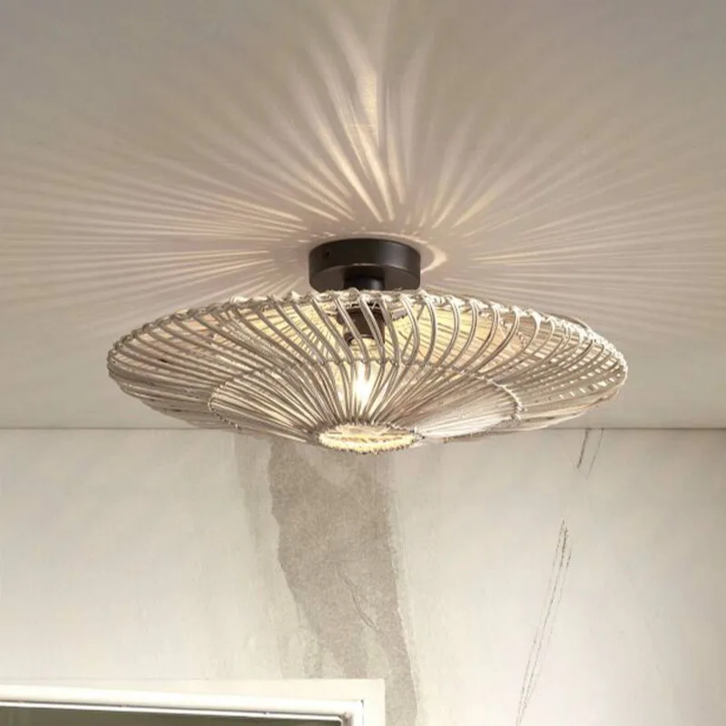 Zanzibar plafondlamp, Ø 55 cm, wit by GOOD&MOJO in White, Black – product photo 1 of 5