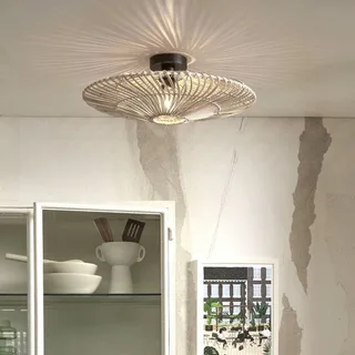 Zanzibar plafondlamp, Ø 55 cm, wit by GOOD&MOJO in White, Black – product photo 2 of 5