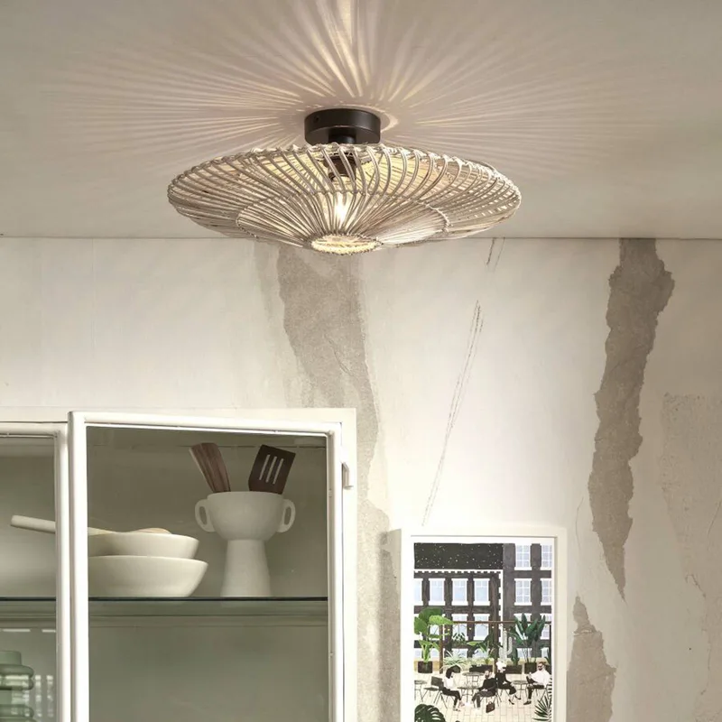 Zanzibar plafondlamp, Ø 55 cm, wit by GOOD&MOJO in White, Black – product photo 2 of 5