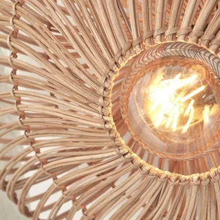 Zanzibar wandlamp, Ø 40 cm, naturel by GOOD&MOJO in Natural – product photo 3 of 5