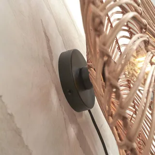 Zanzibar wandlamp, Ø 40 cm, naturel by GOOD&MOJO in Natural – product photo 5 of 5