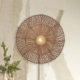 Zanzibar wandlamp, Ø 55 cm, naturel by GOOD&MOJO in Natural – product photo 1 of 5