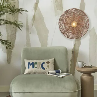 Zanzibar wandlamp, Ø 55 cm, naturel by GOOD&MOJO in Natural – product photo 3 of 5