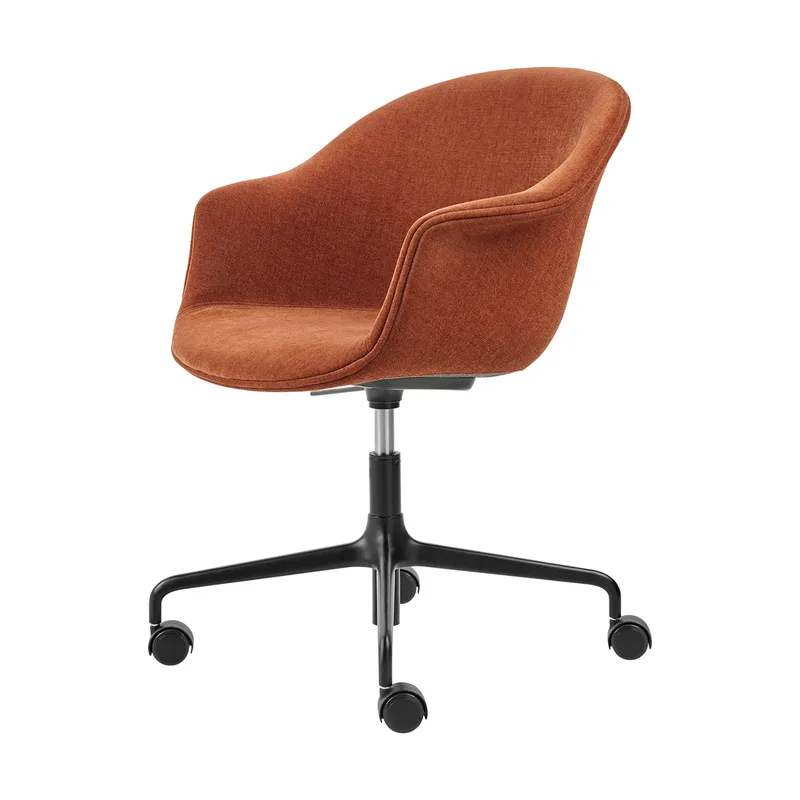 Bat Meeting Chair Bürostuhl vollständig gepolstert Belsuede special fr dedar 133-schwarze beine de GUBI – photo du produit