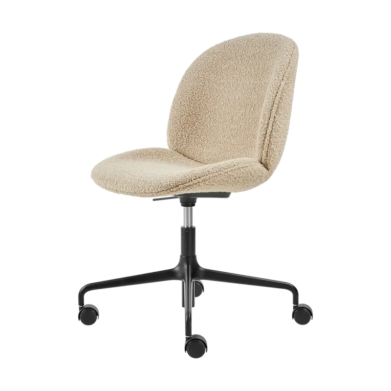 Beetle Meeting Chair Bürostuhl vollständig gepolstert Karakorum dedar 003-schwarze Beine de GUBI – photo du produit