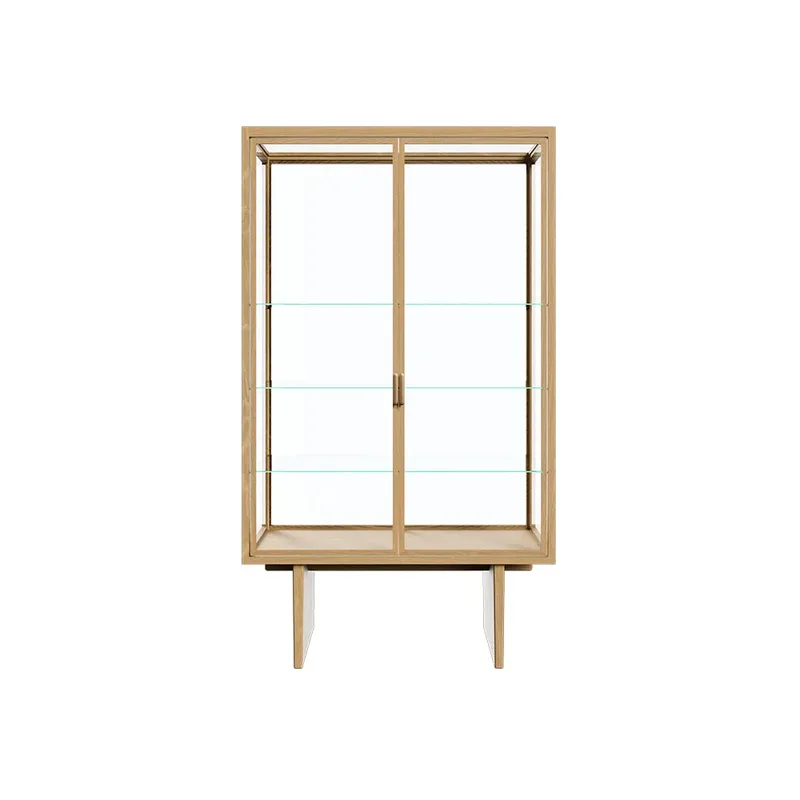 Private Vitrine Glas, Eiche hell gebeizt från GUBI – produktbild