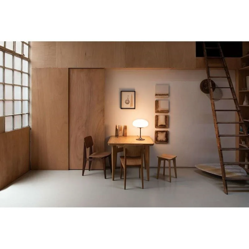 Stemlite Taffellamp H42 Dimmable Pebble Grey - GUBI - Woonkamer - Metaal von GUBI – Produktfoto