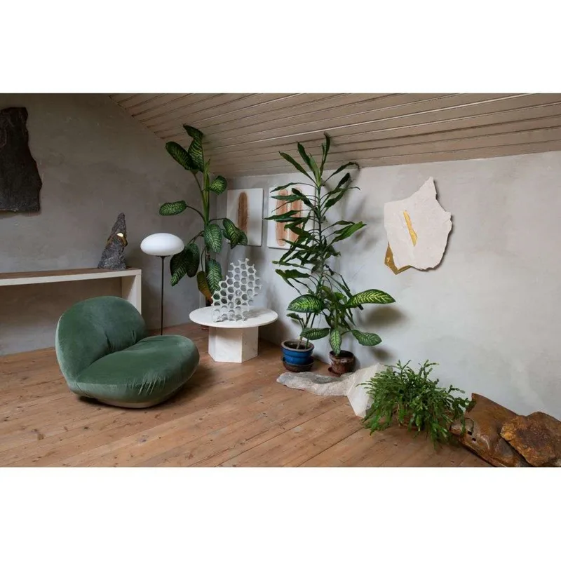 Stemlite Vloerlamp H150 Dimmable Pebble Grey - GUBI - Woonkamer - Metaal von GUBI – Produktfoto