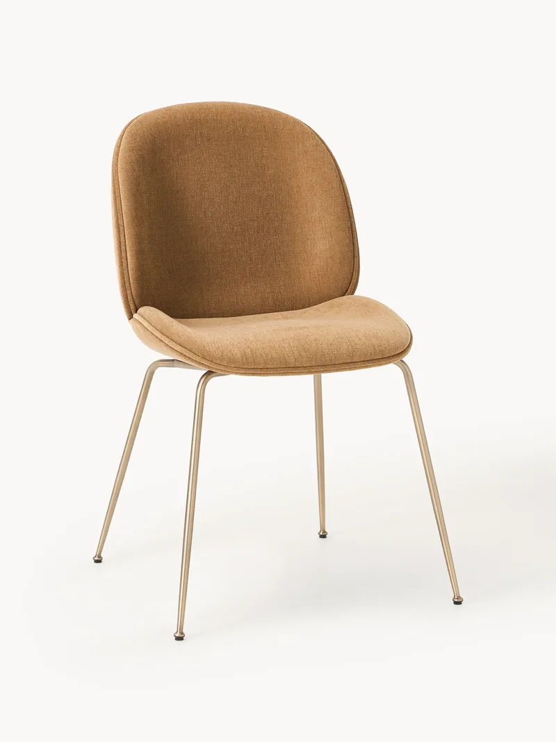 WESTWING x GUBI, Gestoffeerde eetkamerstoel Beetle by Delia Lachance van GUBI – productfoto