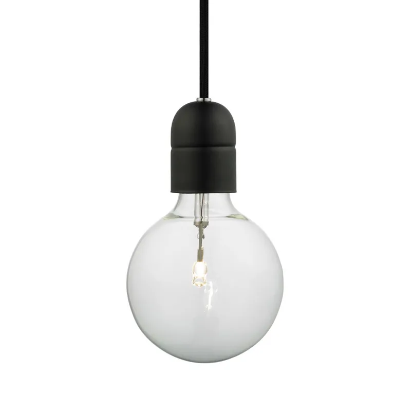 741465 Hanglamp, zwart, Ø 5 cm, E27 metaal van Halo Design – productfoto