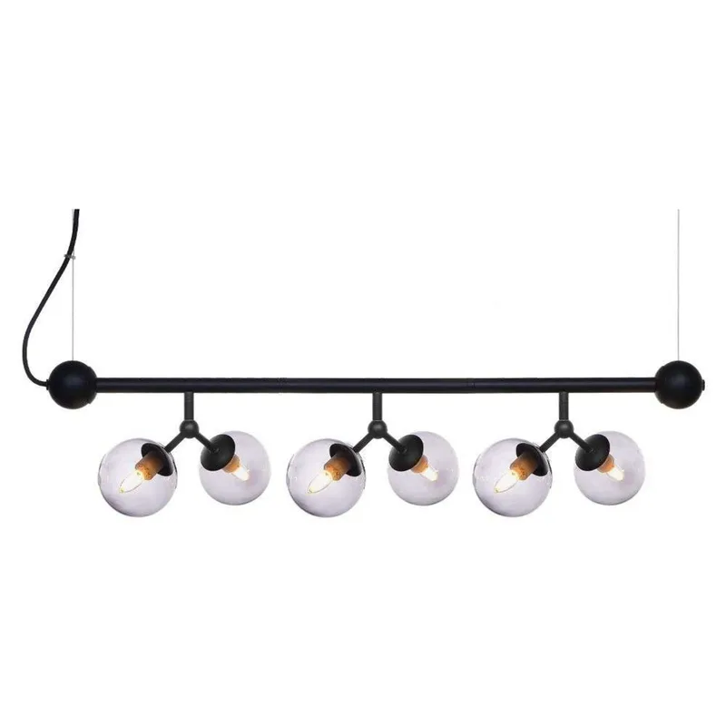 Atom 6 Mini hanglamp rookgrijs by Halo Design – product photo