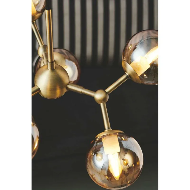 Atom Mini hanglamp in messingkleur by Halo Design – product photo
