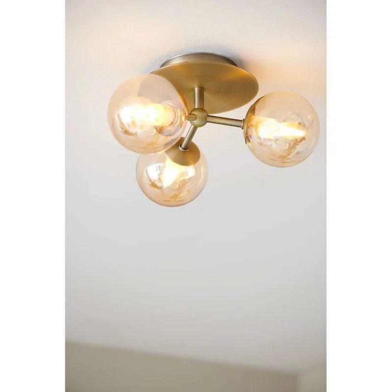 Atom Trio plafondlamp rookgrijs by Halo Design – product photo