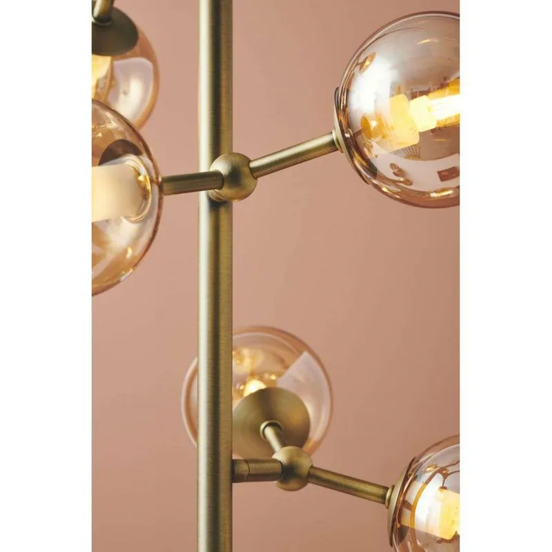 Atom vloerlamp Antique Brass von Halo Design – Produktfoto