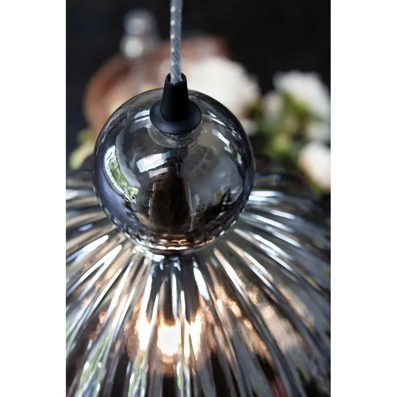Ball Ball Hanglamp Ø32 Smoke de Halo Design – photo du produit