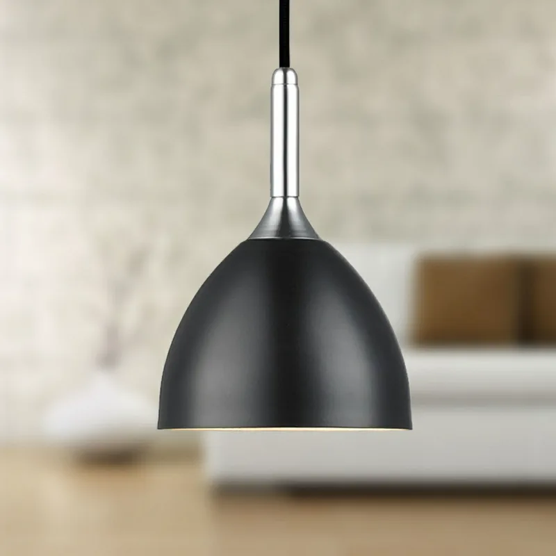 Bellevue Hanglamp Ø14 Black/Chrome van Halo Design – productfoto