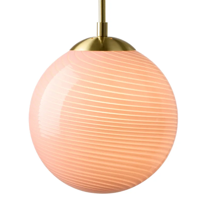 CANDY BALL hanglamp, roze/oudkoper Ø 30 cm från Halo Design – produktbild